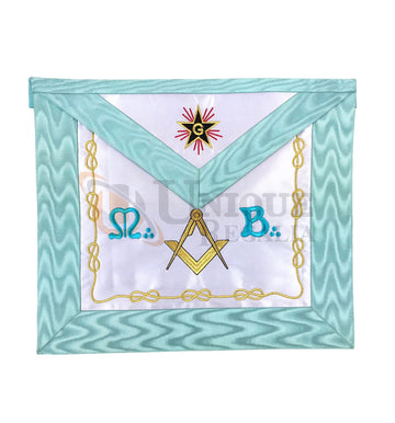 Master Mason Groussier French Rite Square and compass MB Apron